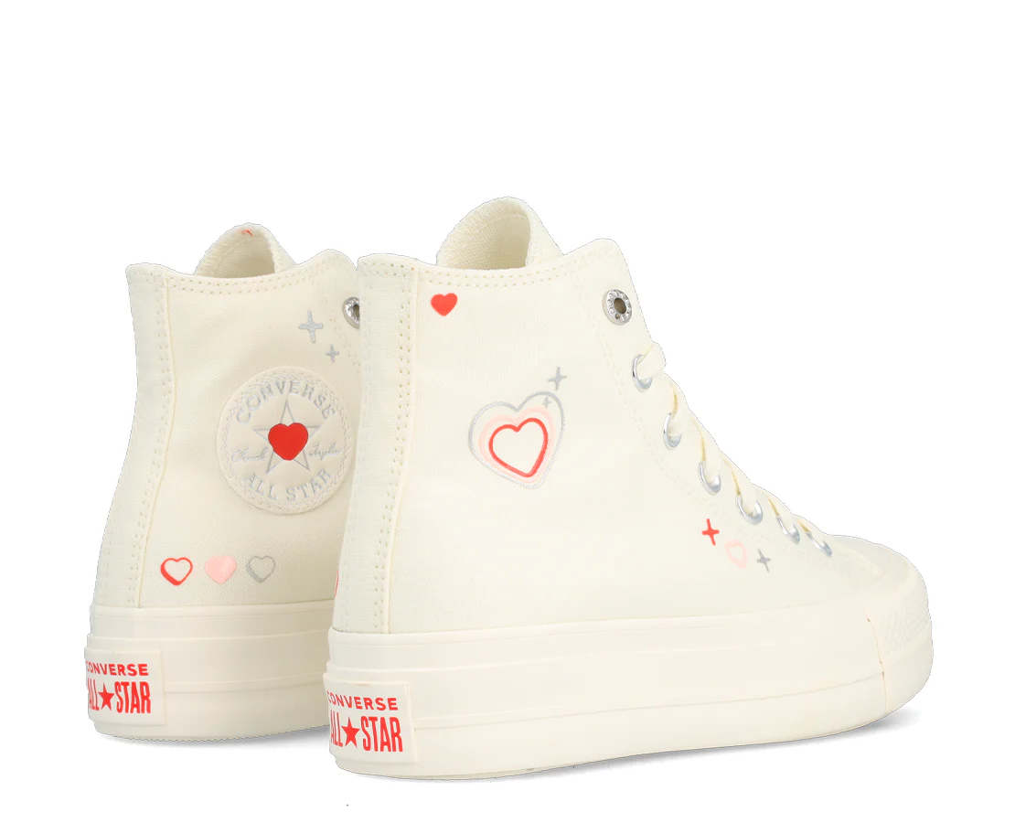 Converse Chuck Taylor All Star Lift Platform Y2K Heart High Top - Image 5